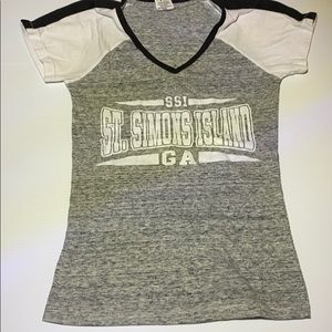 St.Simons Island baseball tee